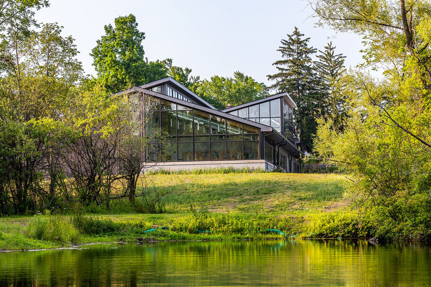 NATURAL 34-ACRE CAMPUS WITH 14 BUILDINGS AND ORGANIC LANDSCAPE